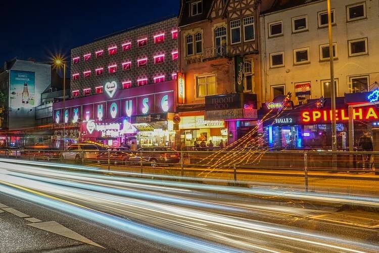 St. Pauli Hamburg und das Amüsierviertel an der Reeperbahn